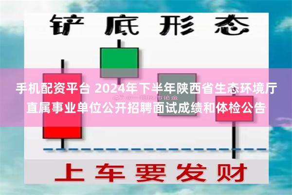 手机配资平台 2024年下半年陕西省生态环境厅直属事业单位公开招聘面试成绩和体检公告